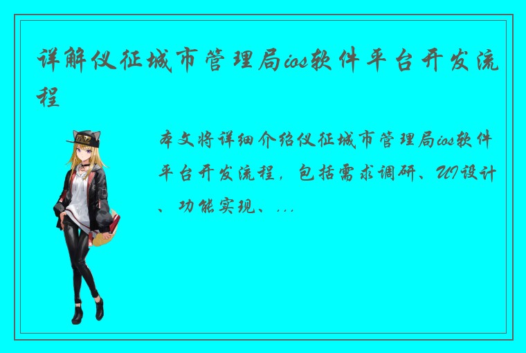详解仪征城市管理局ios软件平台开发流程